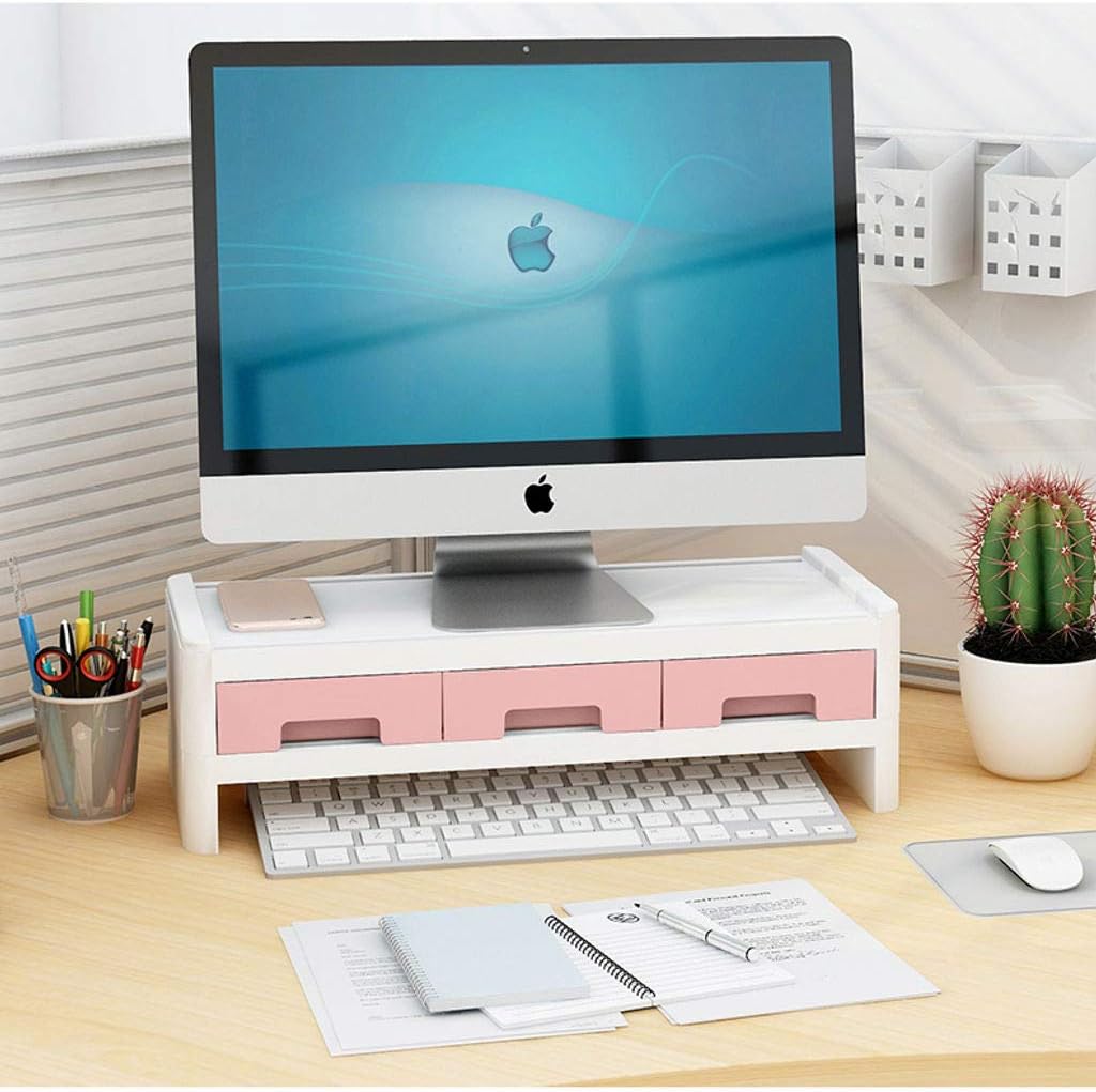 HKPLDE Monitorständer/Stabiler Bildschirmerhöhung Ergonomisches mit