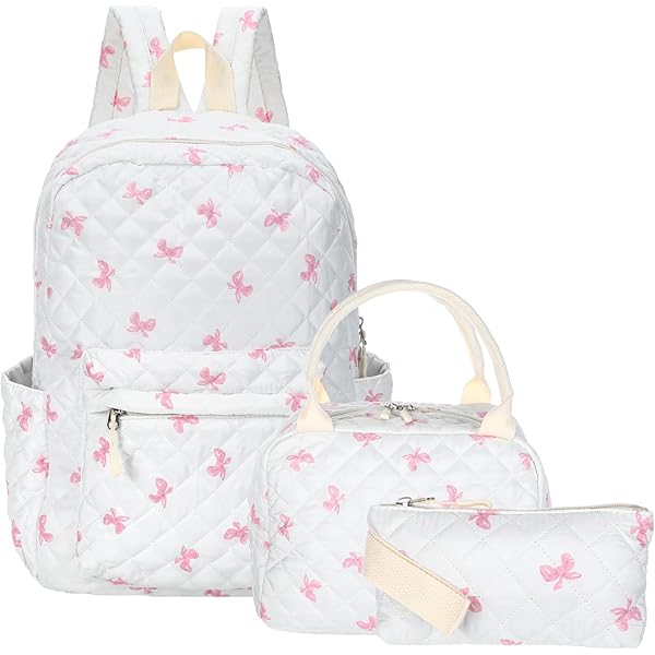 thumbnail image 2 of Cute Kawaii Backpack Floral Backpack For School Coquette Aesthetic 2 of 10