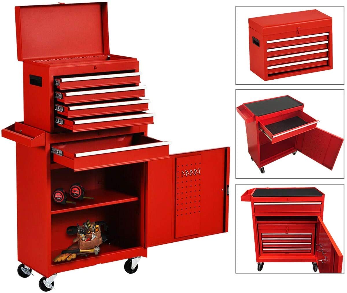 Buy 5Drawer Rolling Tool Chest, Keyed Locking System Tool Box Big Tool