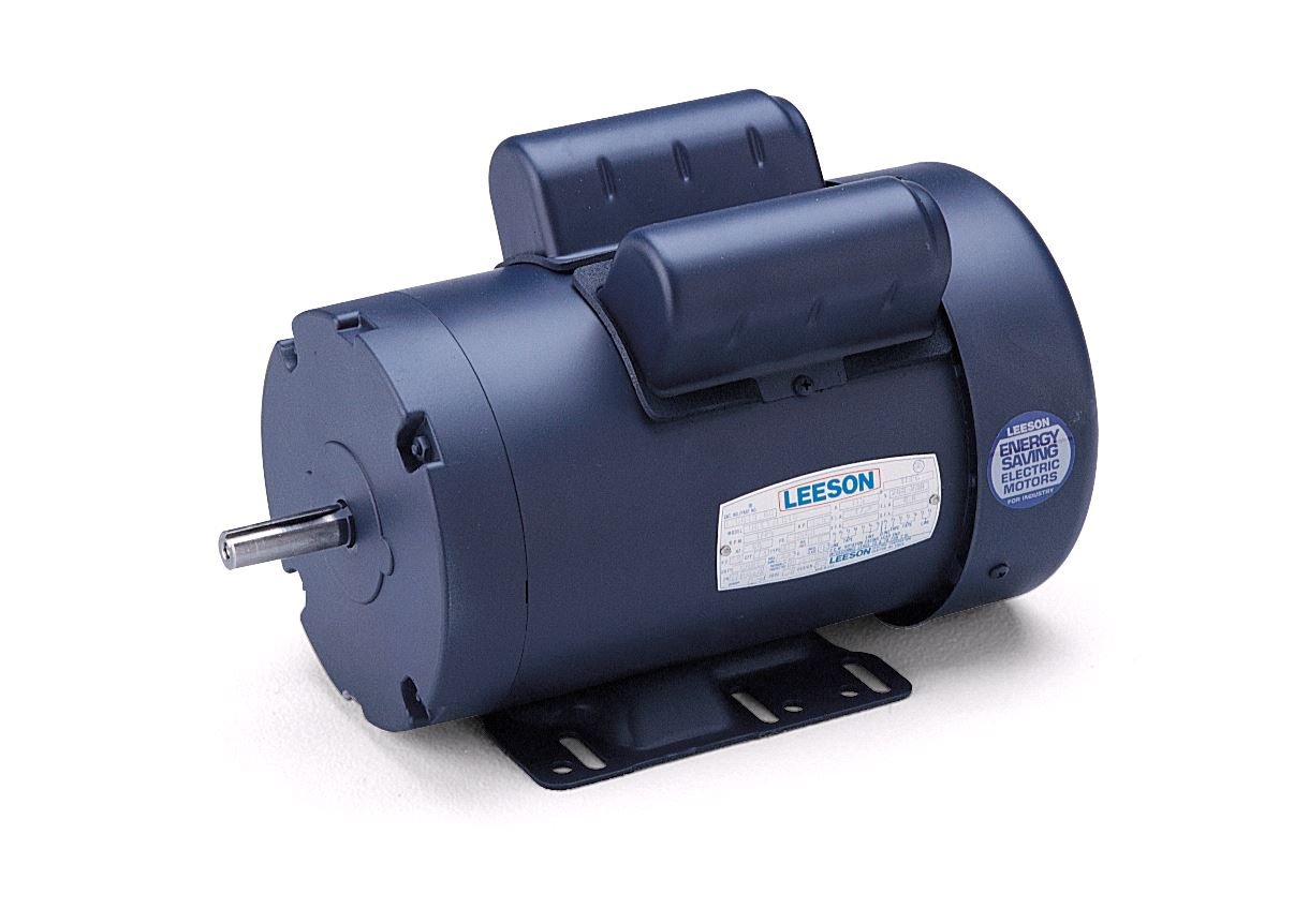 Leeson 110023.00 General Purpose TEFC Motor, 1 Phase, 56 Frame, Rigid Mounting, 1HP, 1800 RPM, 115/208-230V Voltage, 60Hz Fequency
