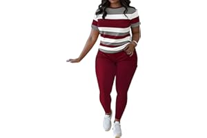 HBQ Women 2 Piece Outfits Summer Sweatsuits Slim Fit Track Suits Biker Short Workout Jogger Sets