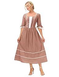 Scarlet Darkness Women's Pioneer Costume Dress