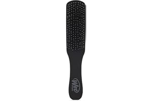 Wet Brush Detangling Hair Brush for Men, Black, Stimulates Scalp & Beard for Fuller Stronger Hair, Intelliflex Detangler Help Bristles Promote Growth & Protect from Breakage, Pain-Free