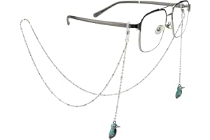 shionreiy Stylish Women's Glasses Chain - Eyeglass & Sunglasses Chains Holder for Around Neck, Eyewear Retainer Strap