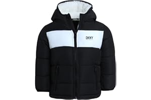 DKNY Baby Boys' Winter Jacket - Quilted Fleece Lined Puffer Parka Coat - Heavyweight Winter Coat for Infants (Sizes: 12M-24M)
