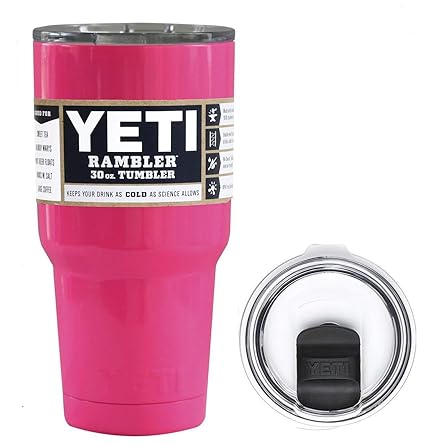 pink 30 oz yeti tumbler
