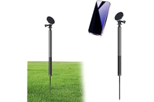 Golf Monopod Selfie Stick,Golf Swing Analyzer Phone Holder,Adjustable Tripod with Spike Stake Golf Accessories,Portable Phone