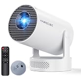 Magcubic 2025 Upgraded Mini Projector 4K support with WiFi 6 and Bluetooth 5.4, 5w Soundbase Speaker, Portable Projecteur wit