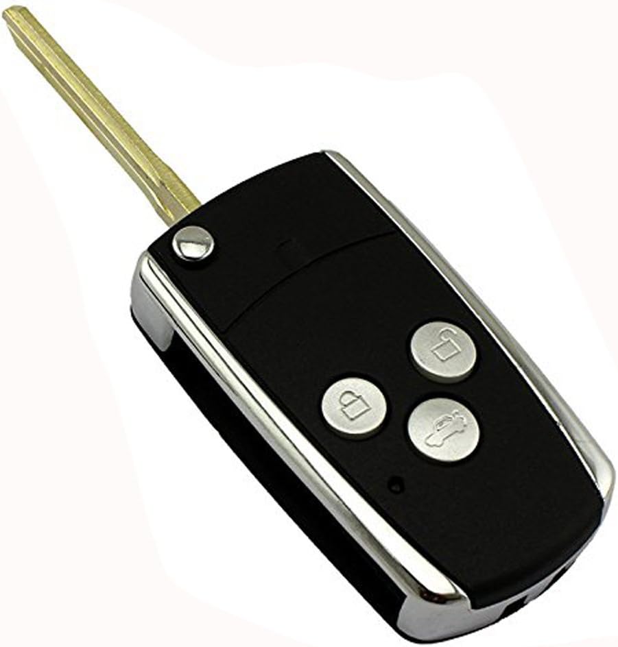 KEMANI Flip Folding Remote Key Shell Case For Toyota Hilux Rav4 Corolla Camry 3 Buttons