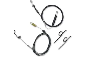 ZanFyxil 127-6867 Traction Cable and 133-1998 Brake Cable Replacement for Toro 30" TimeMaster Models 20199, 20200, 20975, 20976, 20977, 20978, 21199, 21199HD, 21200, 21810, 21811 Lawn Mower Parts
