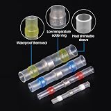 QINGHEC 100pc Solder Seal Wire Connectors Waterproof Heat Shrink Electrical view 3