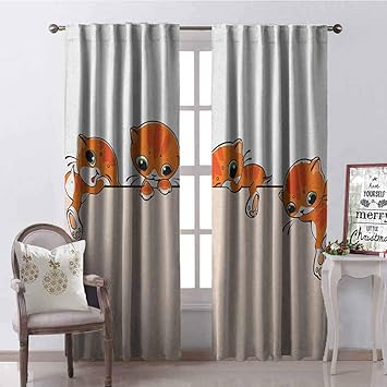 Amazon Com Gloria Johnson Cat Wear Resistant Color Curtain Banner