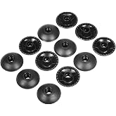 Keenso Trekking Pole Mud Basket,12 Pcs Snow and Mud Baskets for Hiking Poles(1.6cm/0.6inch)