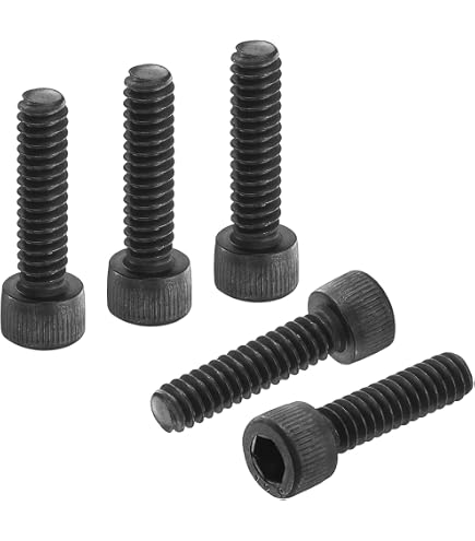 100-Piece #8-32 Socket Head Cap Screw Assortment – 3/8" To 1" Lengths, Alloy Steel Black Oxide, 12.9 Grade For 3D Printers & Machinery