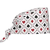 WILL BUDXEG Working Cap with Sweatband for Women Men, Adjustable Cleaning Working Hats, Nurse Surgical Caps(Tie Back)