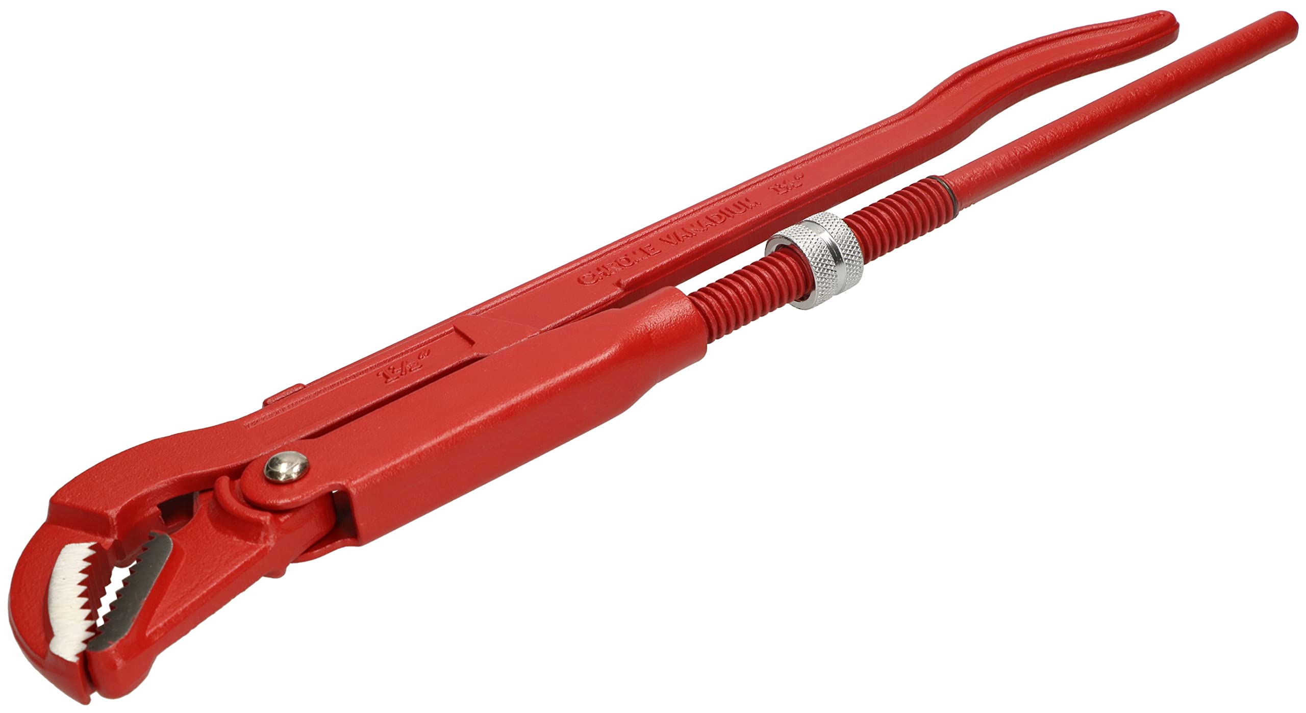 KOTARBAU Angle Tube clamp 45° 1.5" max. Pipe – Ø 63 mm Sweden in Chrome Vanadium Steel