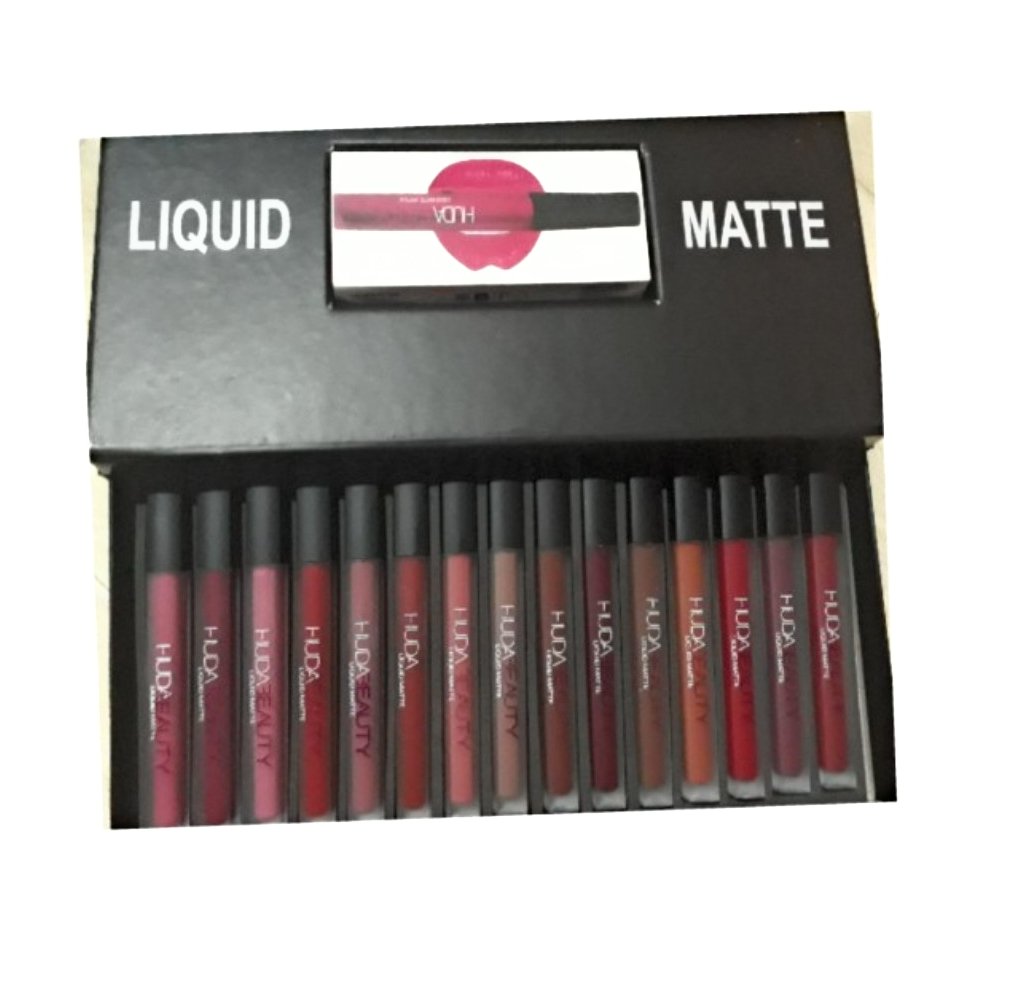 huda beauty matte lipstick combo