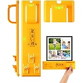Stalishare Picture Hanging Tool with Level &amp; Marker, Quick Precise Picture Hanging Kit to Hang Frames Straight, No Measuring Easy Wall Hanging Tool for Photos, Paintings, Artwork &amp; Canvas