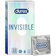 Durex Invisible Super Ultra Thin Condoms for Men - 10 Count