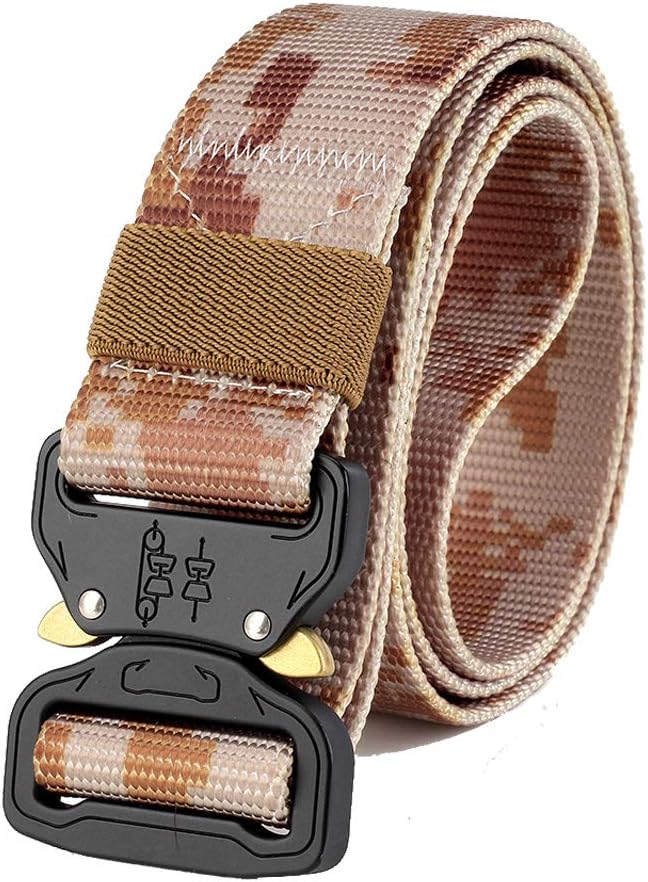 Anti-allergic YKK plastic steel buckle, men's and women's casual style nylon belt
