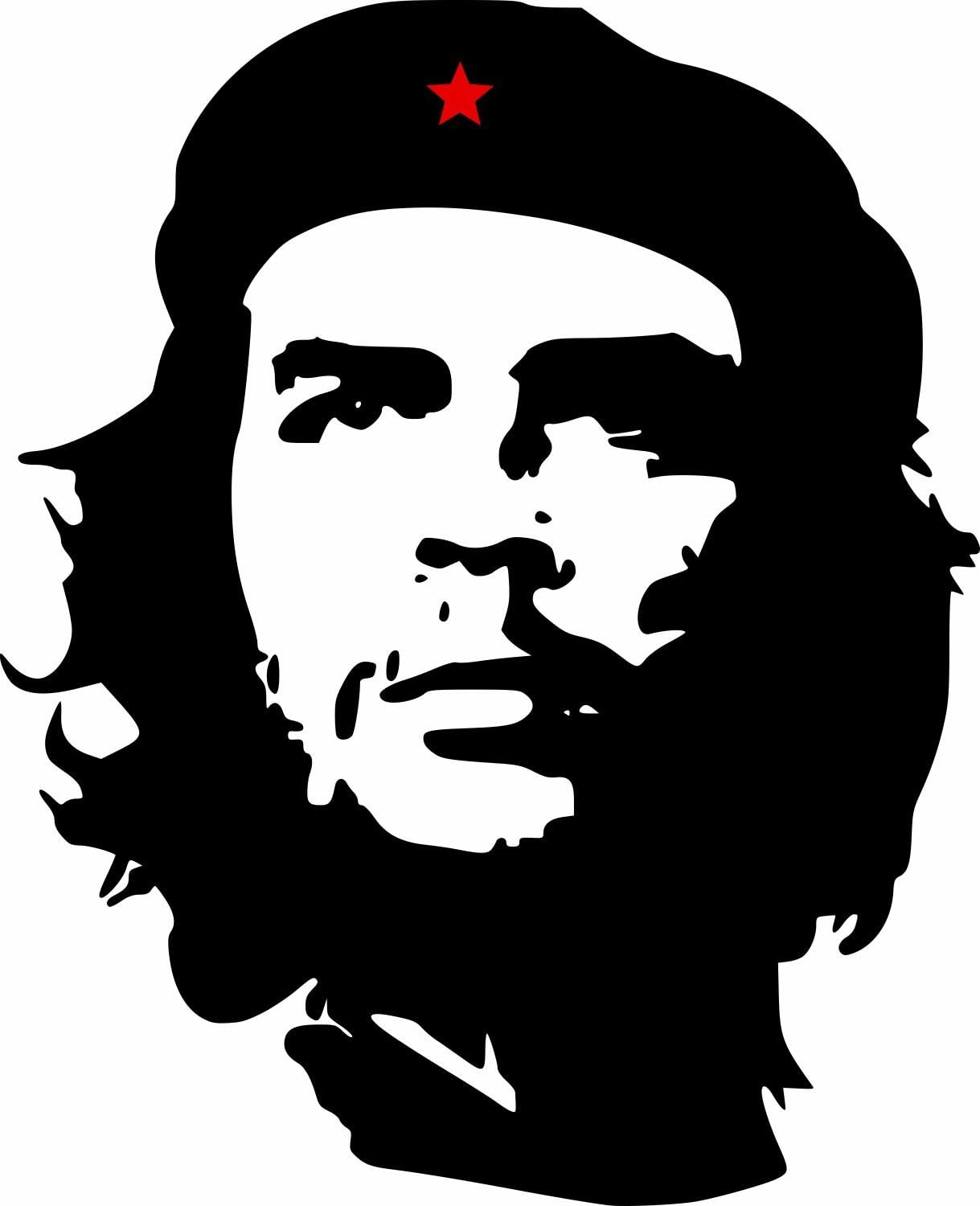 Che Guevara 12x15 cm [German Language] Revul Ution Red Star Sticker Motorcycle Caravan Truck