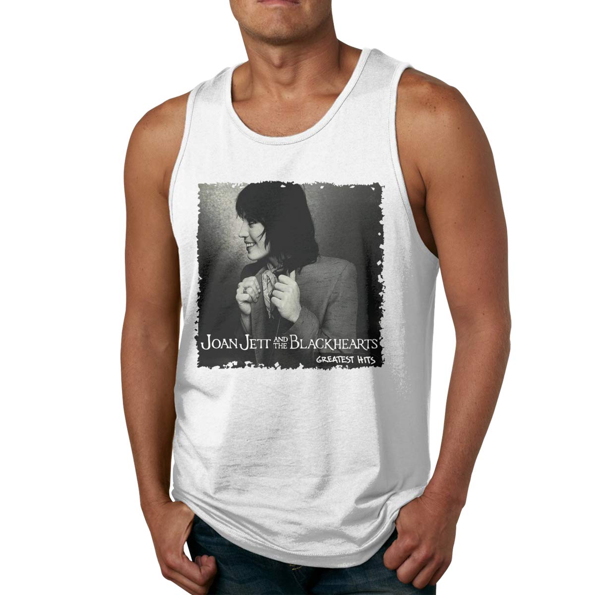 Nanakang Joan Jett And The Blackhearts Greatest Hits Sleeveless Round Neck Exercise Summer S Ness T Shirt