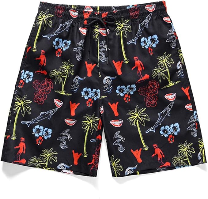 Loozykit Completo Estivo Classico Hawaiano Casual Pantaloni Corti Maniche Corte Stampa Hawaiana Camicia E Pantaloncini Shorts M Loozykit Amazon It Abbigliamento