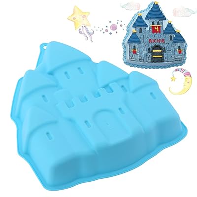 Buy Castle Cake Pan 3d Castle Shape Baking Pan Silicone Cake Mold Cake Pan Novelty Cake Molds Silicone Wedding Christmas Birthday Cake Baking Pan Cake Molds For Baking 11 8 X 10 6 X 2in