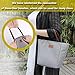 BALORAY Lunch Bag Tote Bag Lunch Bags for Women Lunch Organizer Lunch Holder Lunch Container (G-199L Black)