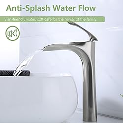 RUITHOE Vessel Sink Faucet Brushed