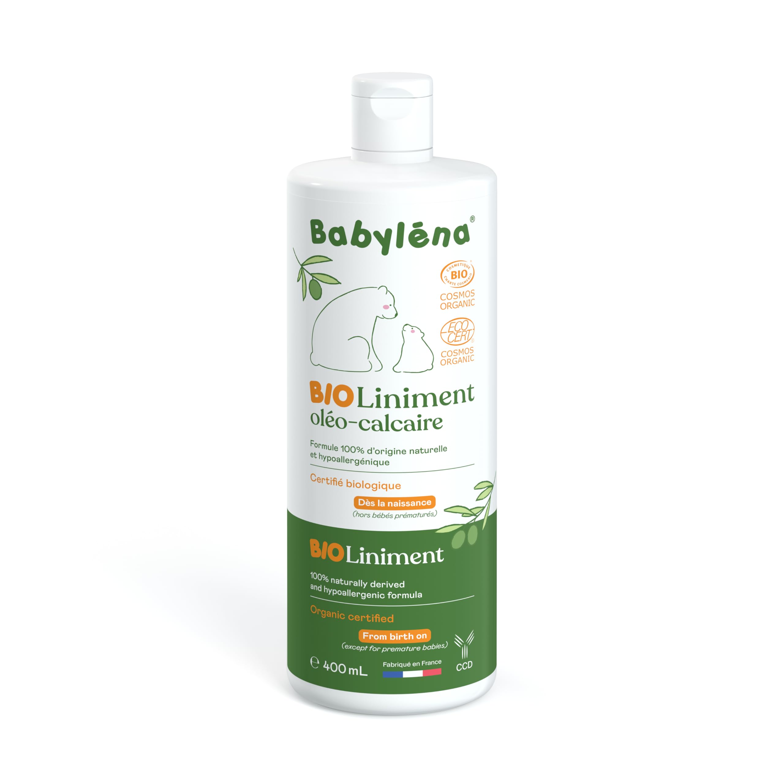 Bioes Babyléna BioLiniment Oil-Limestone 400ml, Hypoallergenic