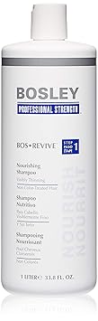 Bosley Bos Revive Nourishing Shampoo for Visibly Thinning Non Color-Treated Hair, 33.8 Ounce