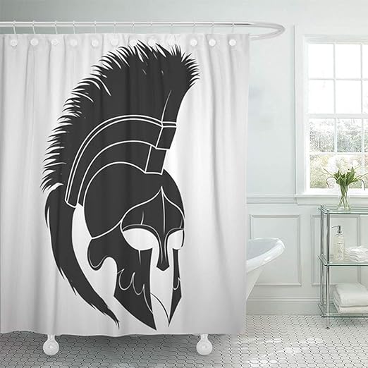 Amazon Com Emvency Shower Curtain 72x72 Inch Home Decor Spartan