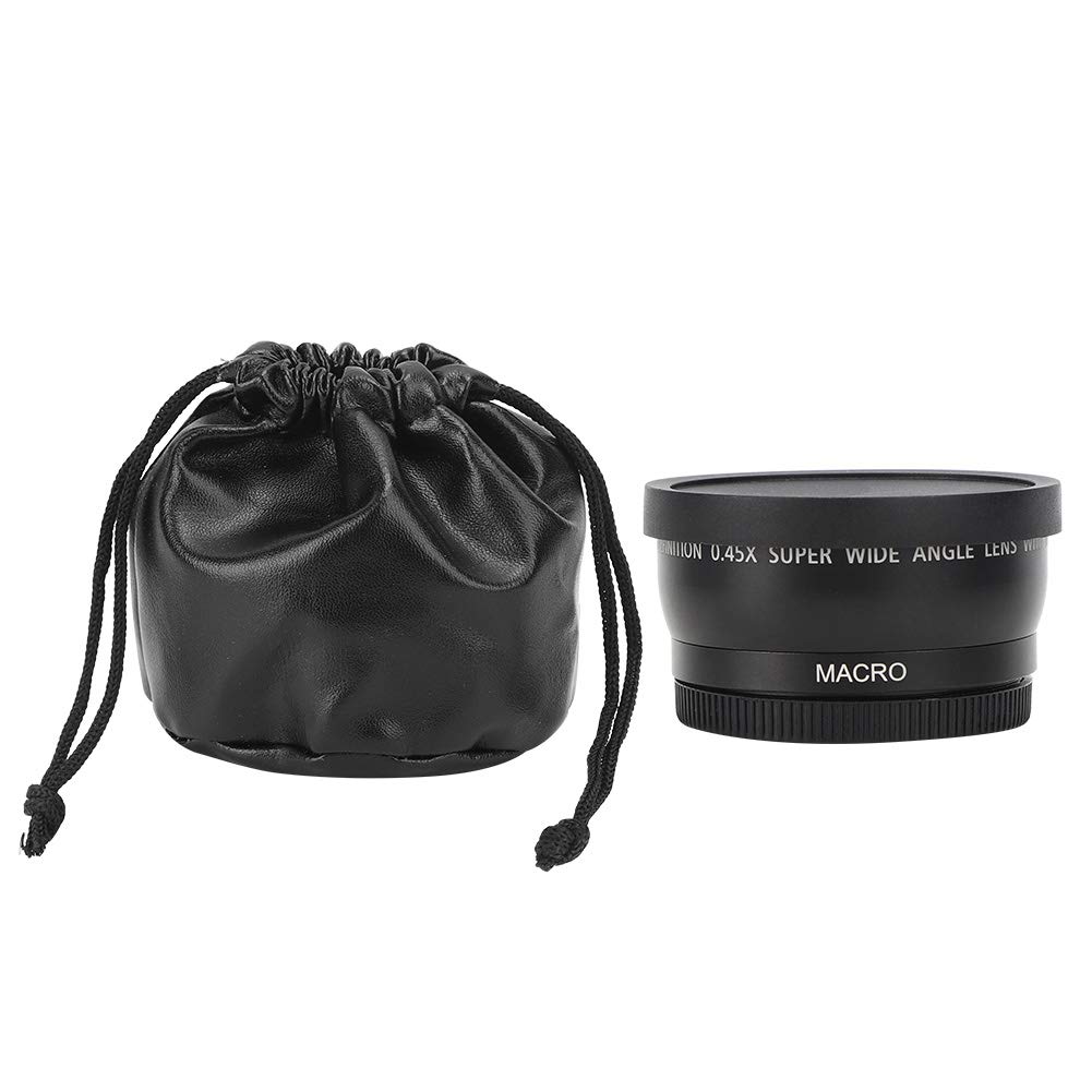 MUNEFE Wide Angle Lens, Macro Camera Lenses, Camcorder Wide Angle Lens for 55MM Diameter High Definition Camera
