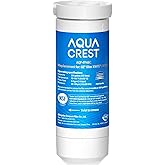 AQUA CREST XWFE&reg; Water Filter, Replacement for GE&reg; XWFE&reg;, Built-in Chip | Replacement for GE&reg; XWF, Compatible with GNE27, GNE25, GNE21, GFE28, GFE26, GFE24, GWE19, GYE18, GSS25 Series Refrigerators