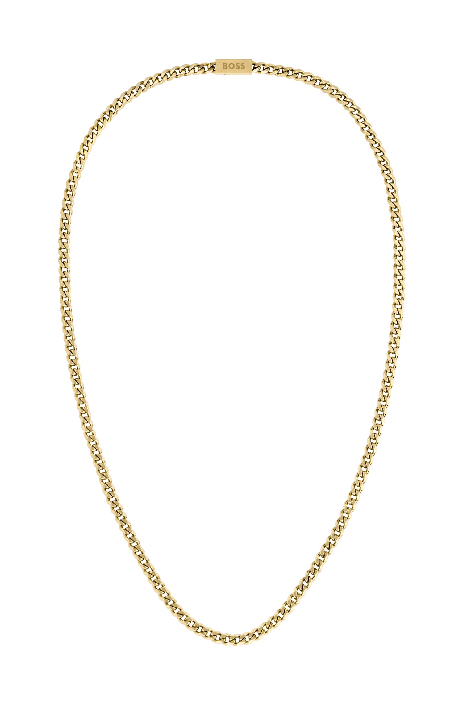 BOSS Jewelry Men's Chain for HIM Collection Chain Necklace in Yellow Gold - 1580173