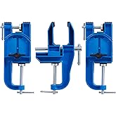 XCMAN All Metal Alpine Ski and Snowboard Vise for Ski Tuning and Waxing Adjustable Angle and Height Durable and Stable - Jaw opens up to 100mm