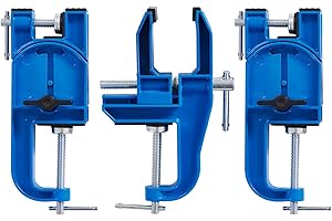 XCMAN All Metal Alpine Ski Vise For Ski Tuning and Waxing Adjustable Angle and Height Durable and Stable - Jaw opens up to 100mm