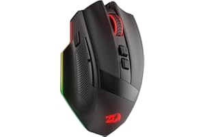 Redragon M923 PRO 3-Mode RGB Gaming Mouse, Optical Ergonomic Gamer Mouse with Max 24,000DPI, 8 Macro Buttons, Software Suppor