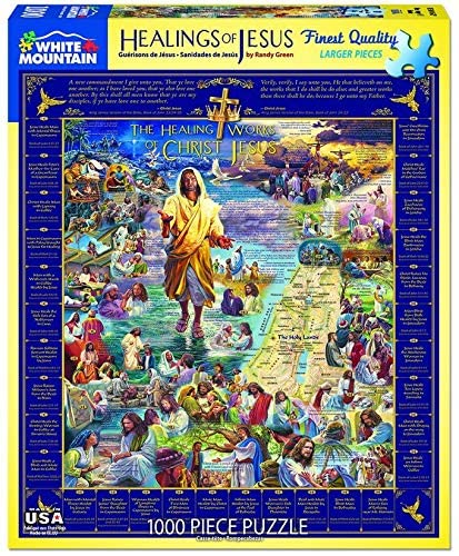 Healings of Jesus 1000 piece jigsaw puzzle 610mm x 760mm