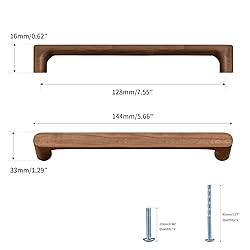 Evionlin Walnut Round 5 in 4 pcs Wooden Drawer