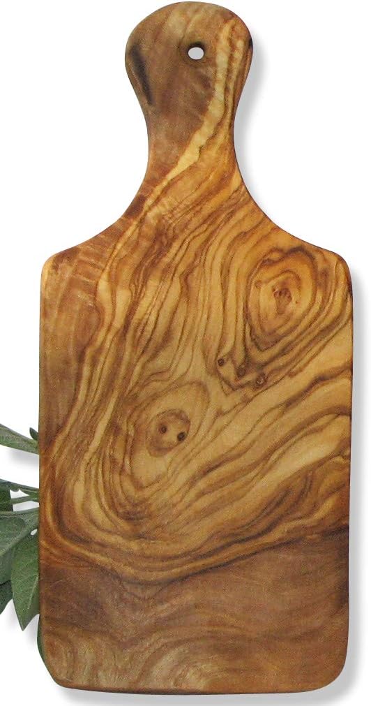 Figura Santa Chopping board (oiled). Hand-carved from olive wood. 22x10 cm (8,66x3,94 inches)