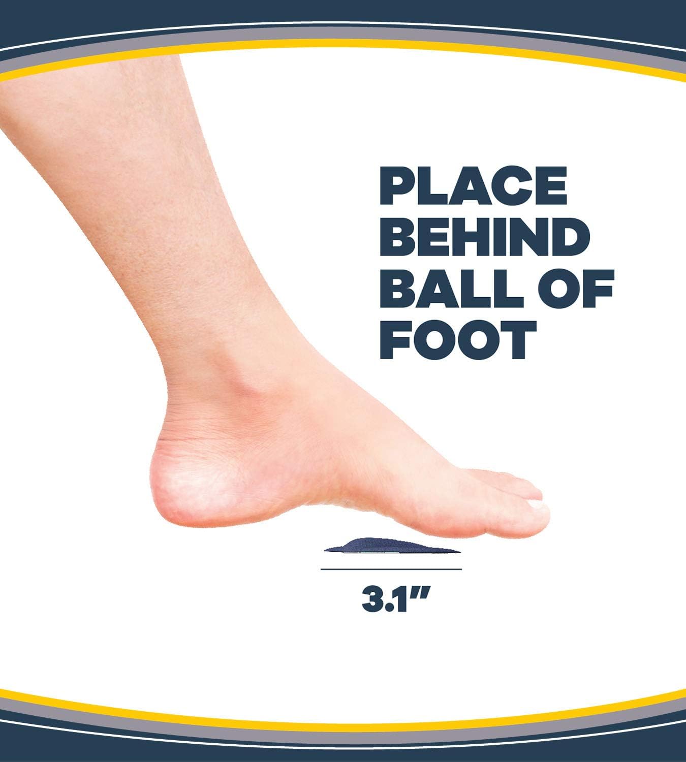 Dr. Scholl's BALL OF FOOT Pain Relief Orthotics (One Size) // Clinically Proven Immediate and All-Day Relief of Ball-of-Foot Pain by Lifting and Reducing Pressure on Metatarsal Bones: Health & Personal Care