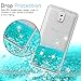 Galaxy Note 3 Case, Note 3 Glitter Case with HD Screen Protector for Girls Women,LeYi Shiny Cute Design Moving Quicksand Liquid Clear TPU Protective Phone Case for Samsung Galaxy Note 3 ZX Turquoise
