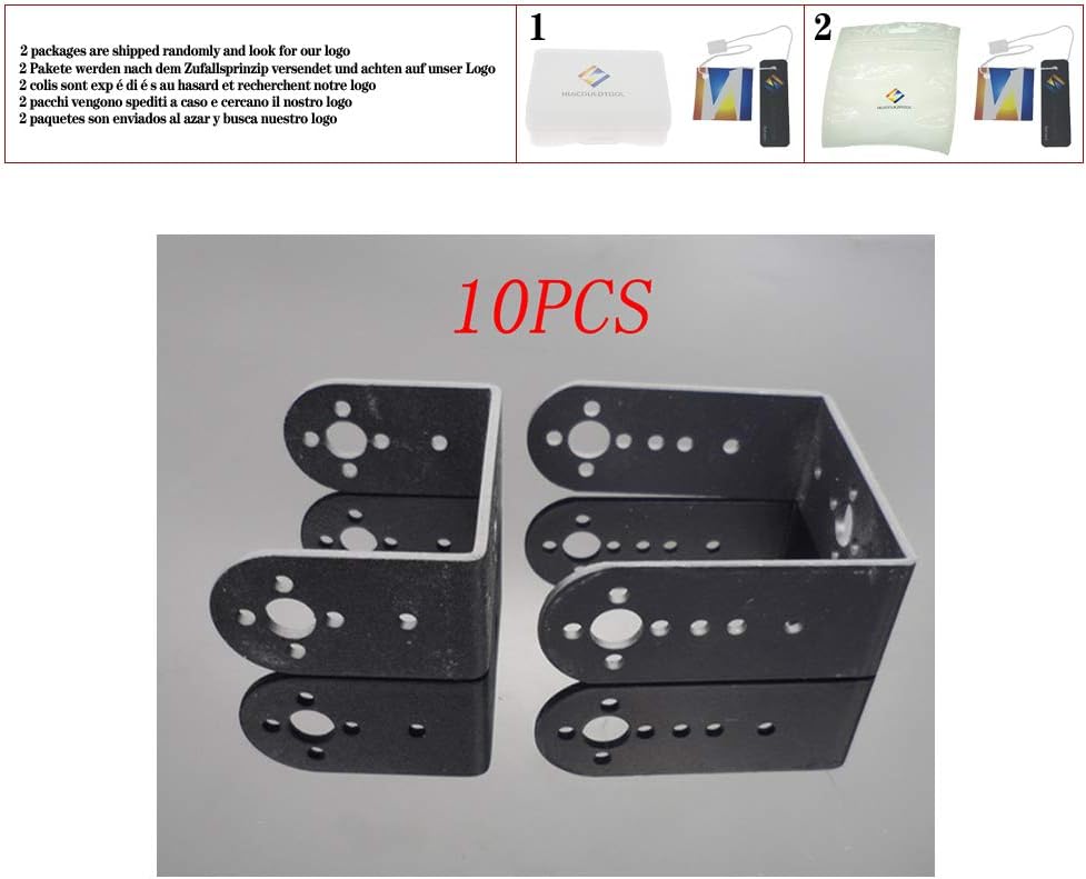 10PCS Aluminum Long/Short U-shaped Bracket Servo Gimbal Robotic Arm Frame Steering Gear Support Spare Parts for RC Micro Drone,Short 56x25x44.5mm