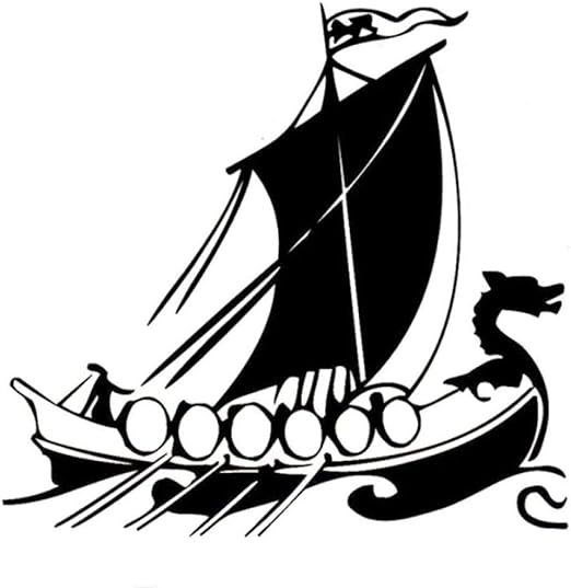 UYEDSR Calcomanías para Coche 20cmx18.8cm Barco Interesante calcomanías