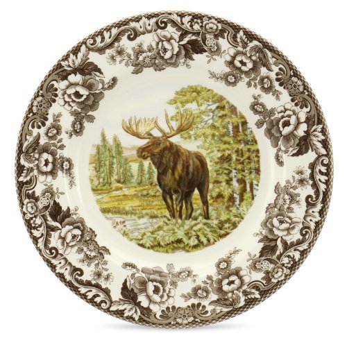 Spode Woodland Majestic Moose Dinner Plate