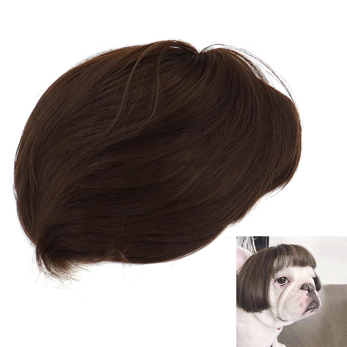 POFET Pet Wigs, Dog Cat Cosplay Wigs Dog Wigs dog outfit For Halloween, Christmas, Parties, Festivals Small, Medium And Large Dog Cosplay