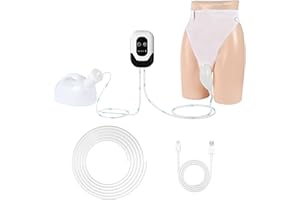 TREASEA Premium Intelligent Electric Urinal for Man– 2000ML Auto-Suction Urinal with Anti-Leakage Design, 6.5ft Catheter, Skin-Friendly Silicone Cup & 24H Battery, USB Rechargeable