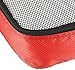 Amazon Basics Packing Cubes for Travel, Packing Organizers Set, 4-Piece-Set (2 Medium And 2 Large) With Double Zipper Pulls and Mesh Top Panel, 100% Durable Polyester, Red